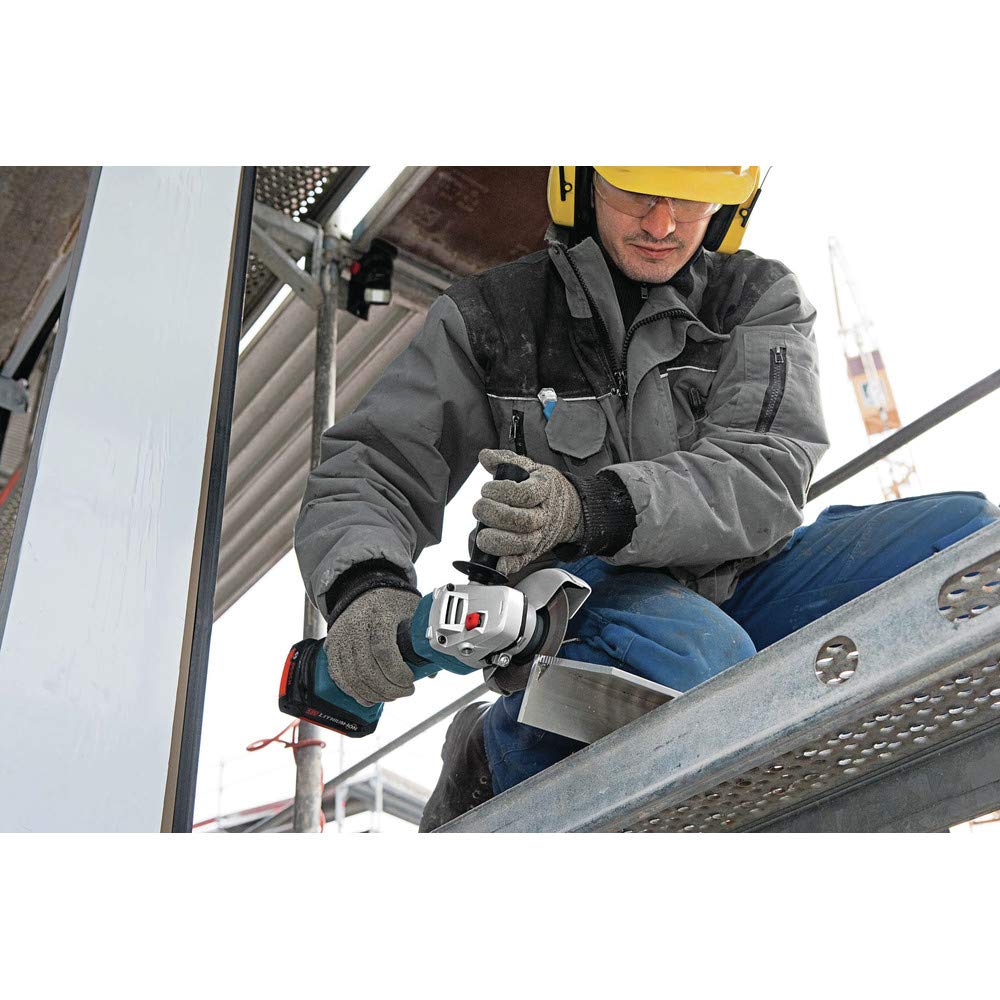 Bosch GWS18V-45-RT 18V Cordless Angle Grinder - 4-1/2 Inch, Bare Tool (Renewed) - Perfect for Metal Cutting, Grinding & Sanding in Construction & DIY Projects