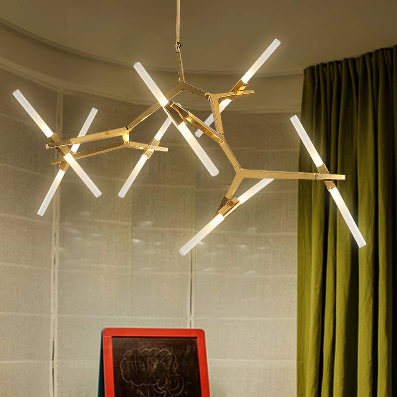 Agnada Magic Branches Hanging Light - Modern Boho Chandelier for Bedroom, Living Room & Dining Room Decor - Perfect for Home, Cafe and Wedding Decorations