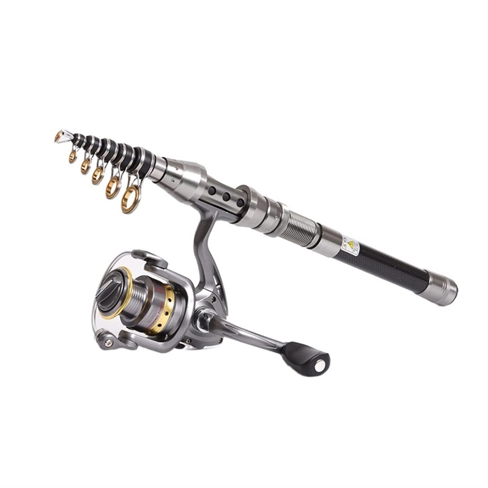 Best Telescopic Fishing Rod and Reel Combos Set (1.5m-2.4m) with 1000-7000 Spinning Reels - Portable Travel Fishing Gear for Beginners & Anglers - Perfect for Freshwater, Saltwater & Travel Fishing Adventures