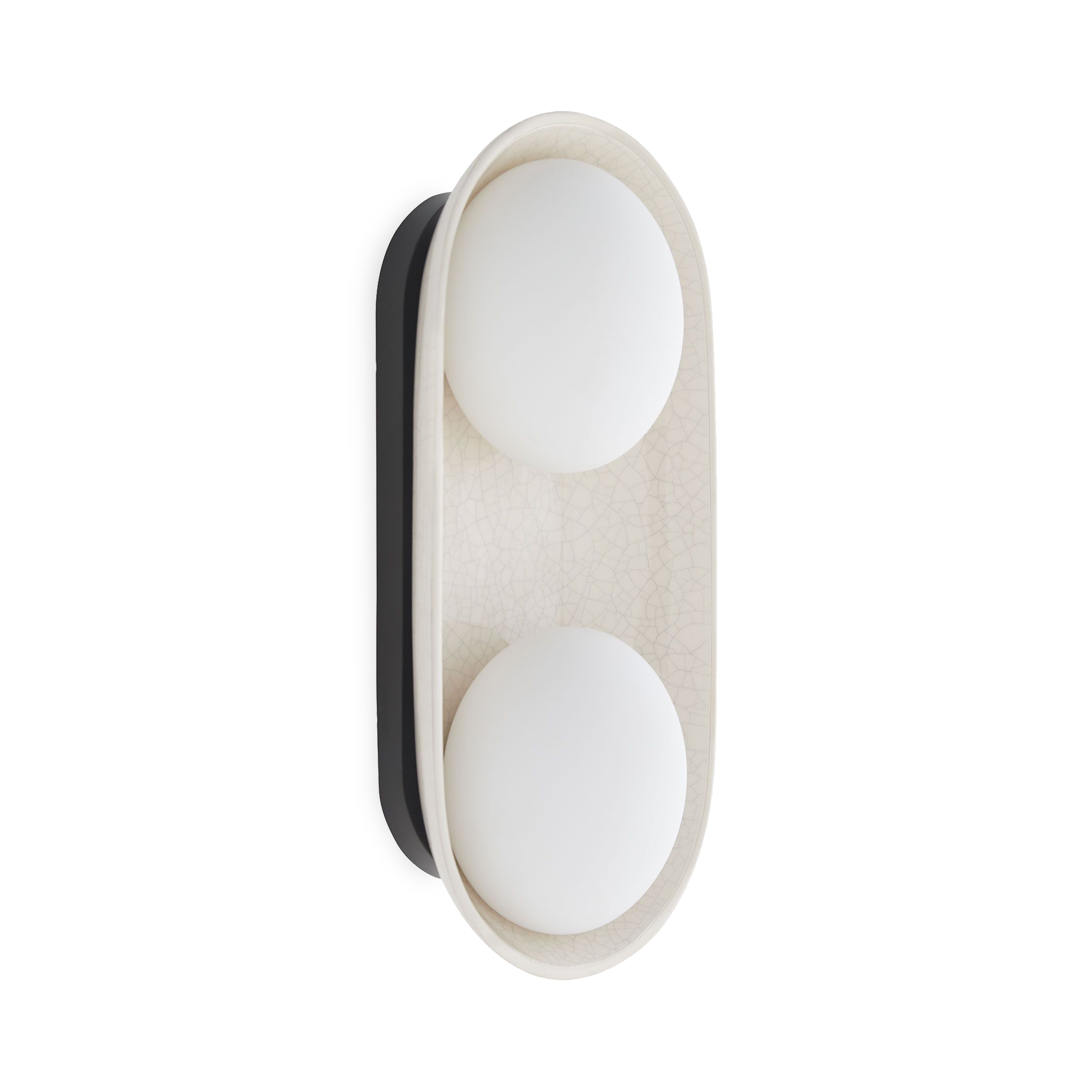 2L Large Wall Light - Modern LED Sconce for Living Room, Bedroom, Hallway - Dimmable Glaze Finish Indoor Lighting Fixture - Perfect for Home Decor & Ambient Lighting