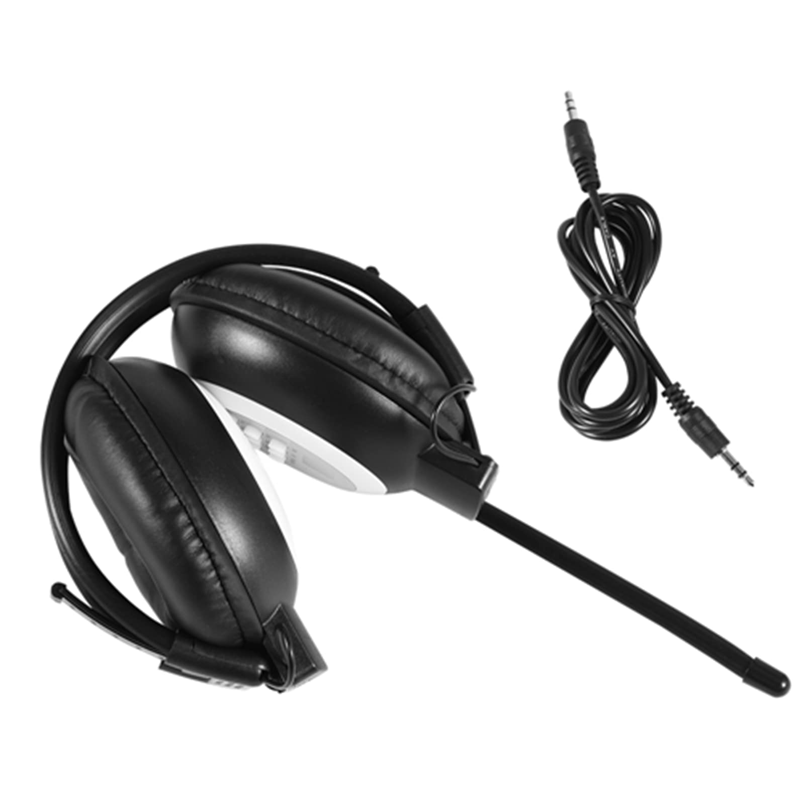 ZPSHYD HiFi Wireless/Wired Headphones with FM Radio, LCD Display, Foldable Over-Ear Design & Noise Cancellation - Perfect for Music, Gaming, Travel & Office Use