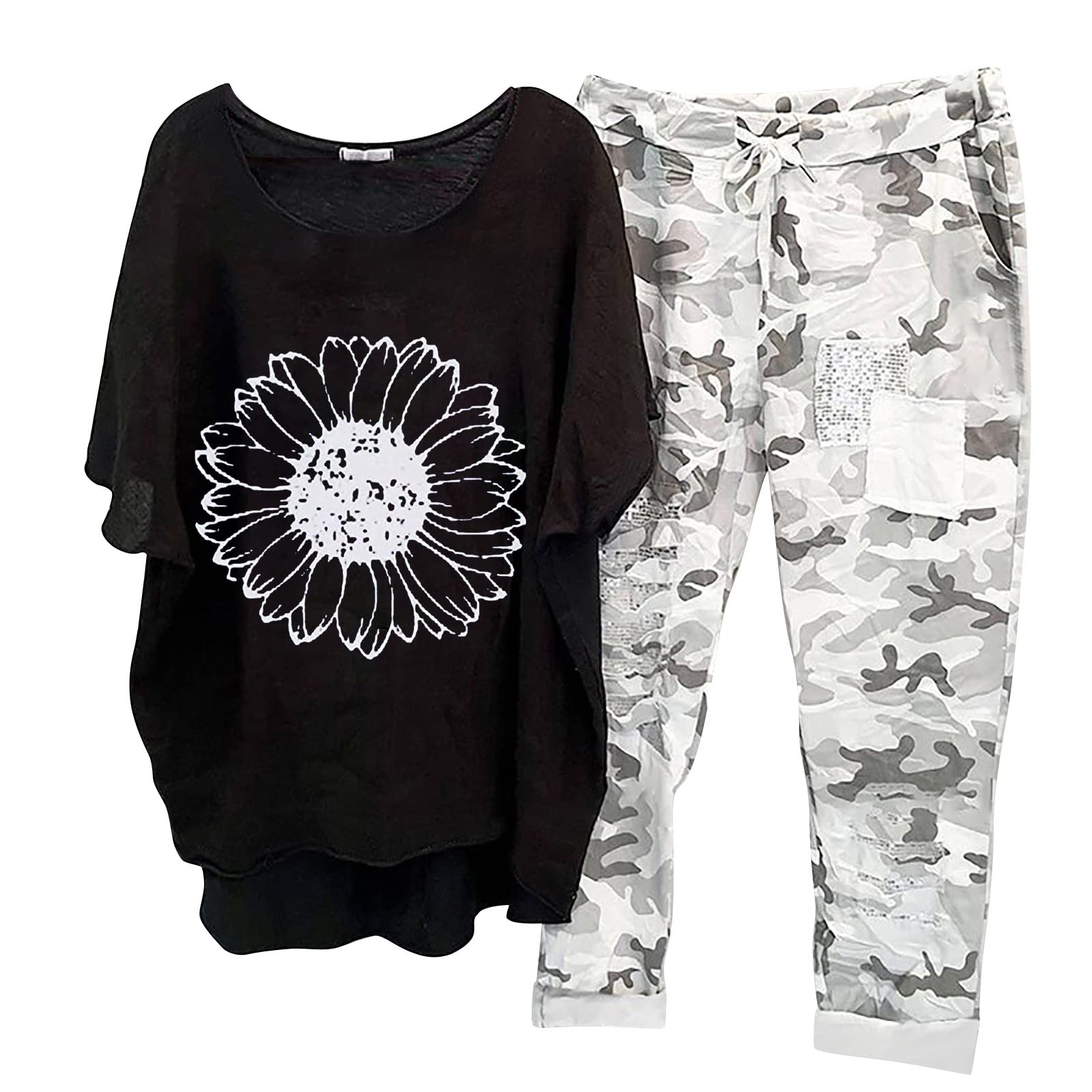 Plus Size Workout Sets for Women - 2 Piece Sexy Activewear Outfits for Gym, Vacation & Date Night | Gold & Black Fitness Clothing for Curvy Women