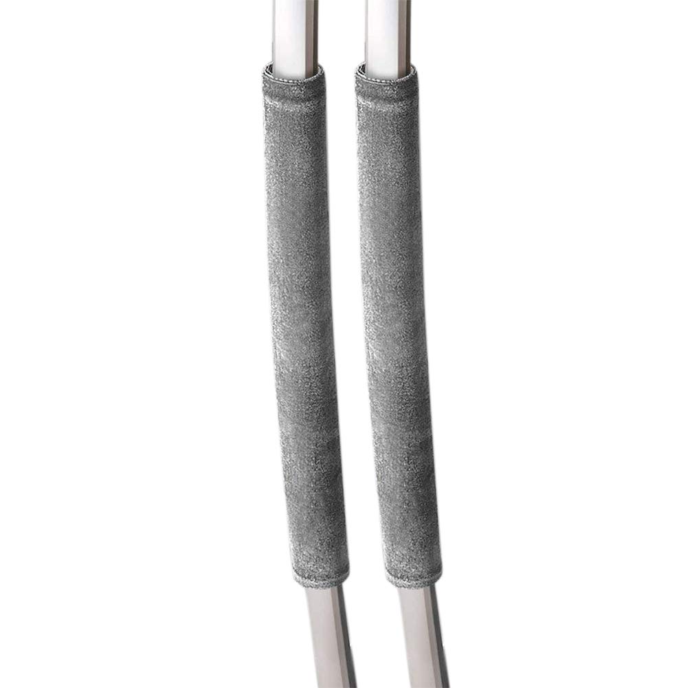 Non-Slip Refrigerator & Oven Door Handle Covers (1 Pair, Grey) - Anti-Skid Kitchen Appliance Protection for Safety & Grip - Perfect for Homes, Restaurants, and Commercial Kitchens