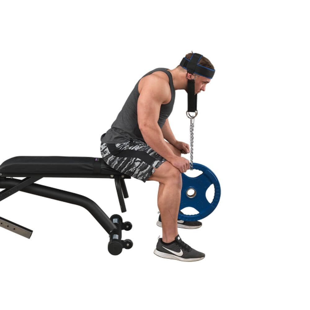 Body Solid MA307N Nylon Head Harness - Adjustable Strength Training Head Strap for Neck Exercises, Physical Therapy & Home Gym Workouts - Perfect for Athletes, Rehabilitation & Fitness Enthusiasts
