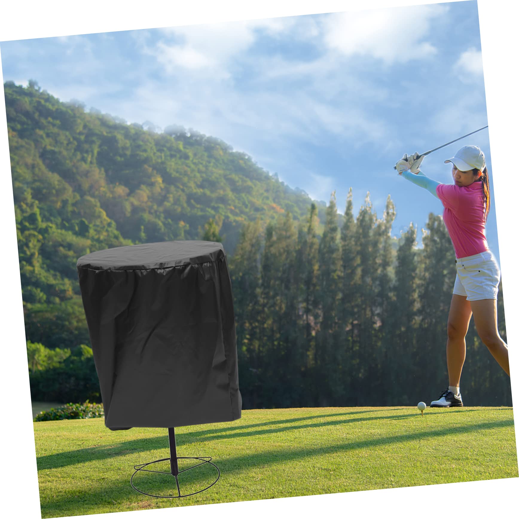 Premium Golf Basket Cover & Disc Golf Backpack Protector - Waterproof, Washable Polyester for Golf Accessories, Smoker Cover & Fire Pit Hood - Perfect for Rain Protection & Outdoor Use