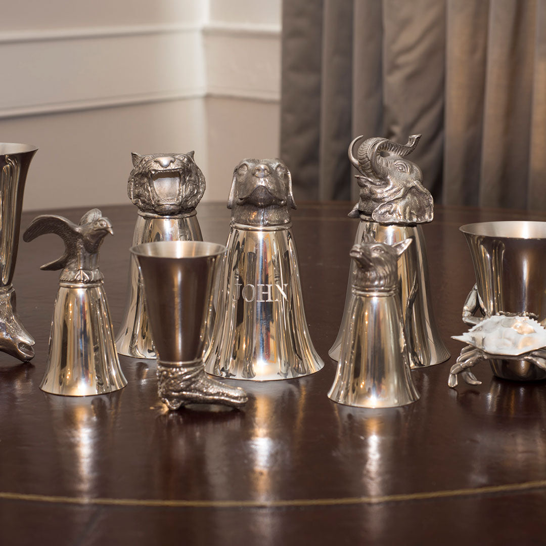 8oz Pewter Mare Horse Stirrup Cup - Elegant Equestrian Gift for Horse Lovers, Perfect for Wine, Cocktails & Home Decor