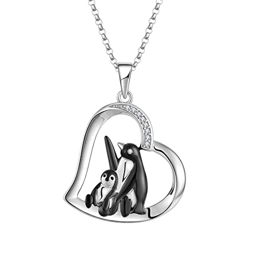 04-Silver penguin necklace