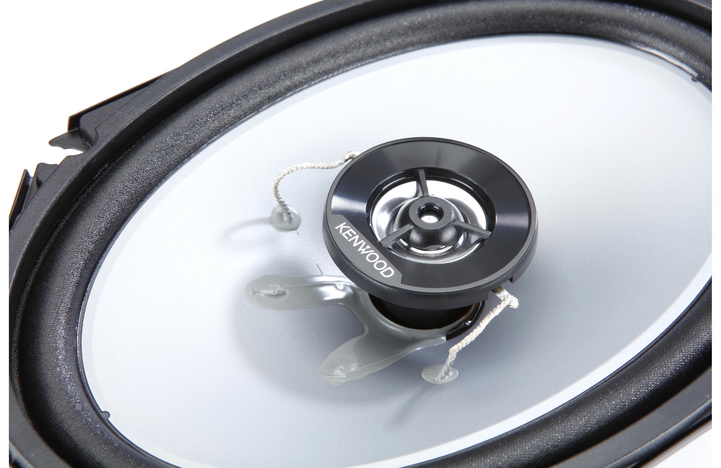 Kenwood KFC C6866S 6 x 8 Inch 2-Way Coaxial Car Speakers (Pair) - Premium Sound for Cars, Trucks & SUVs - Perfect for Upgrading Your Vehicle Audio System