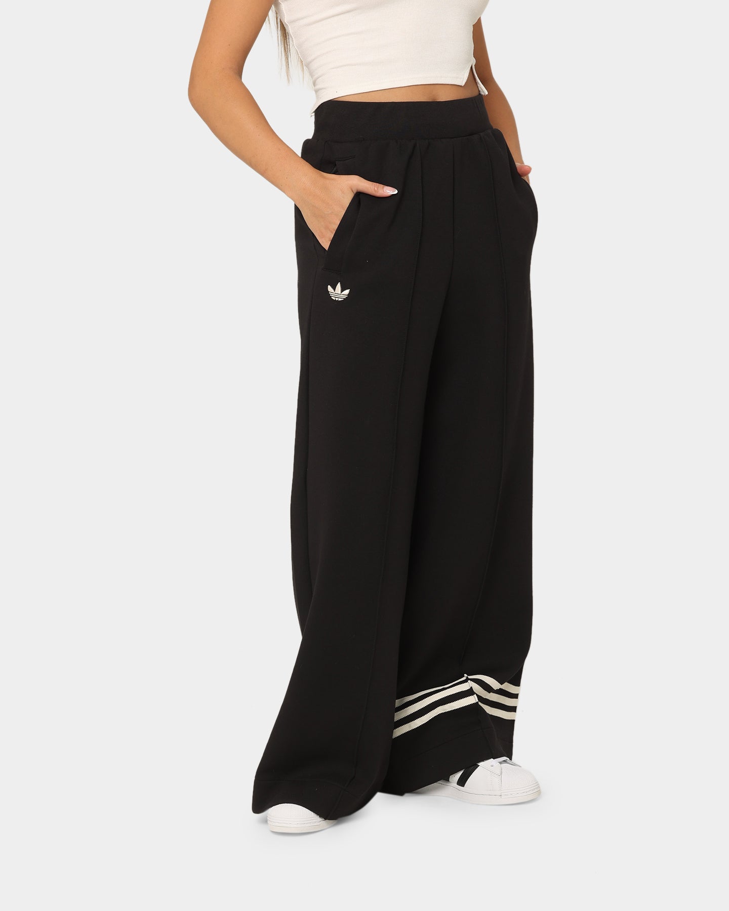 Adidas Women's Running Track Pants - Black Athletic Joggers for Workout & Lounge - Perfect for Gym, Yoga & Casual Wear