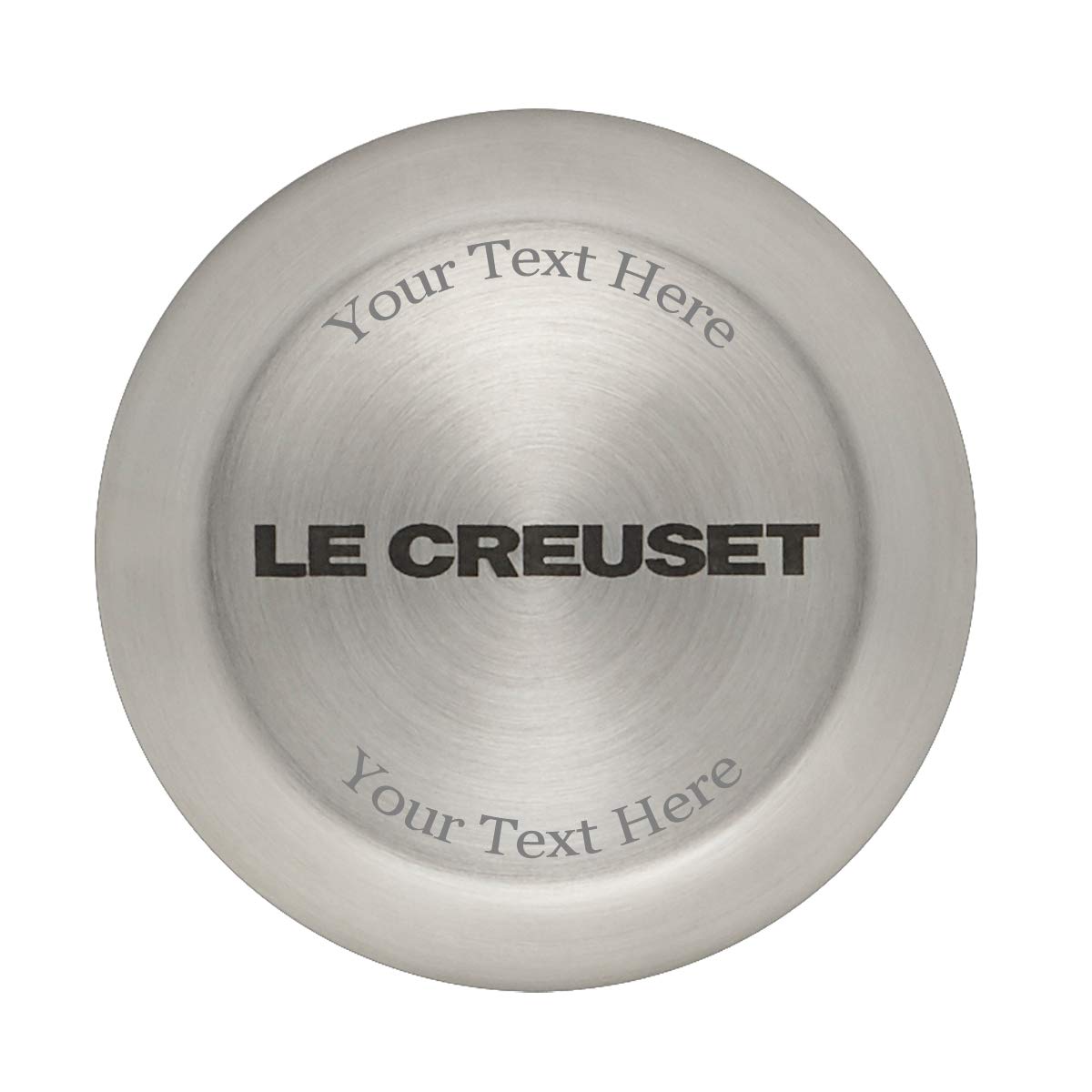Le Creuset Signature Enameled Cast Iron 9.5 Inch Bread Oven with Stainless Steel Knob - 1.75 Quart Flame Color | Personalized Engraving Option | Perfect for Artisan Bread Baking & Dutch Oven Cooking