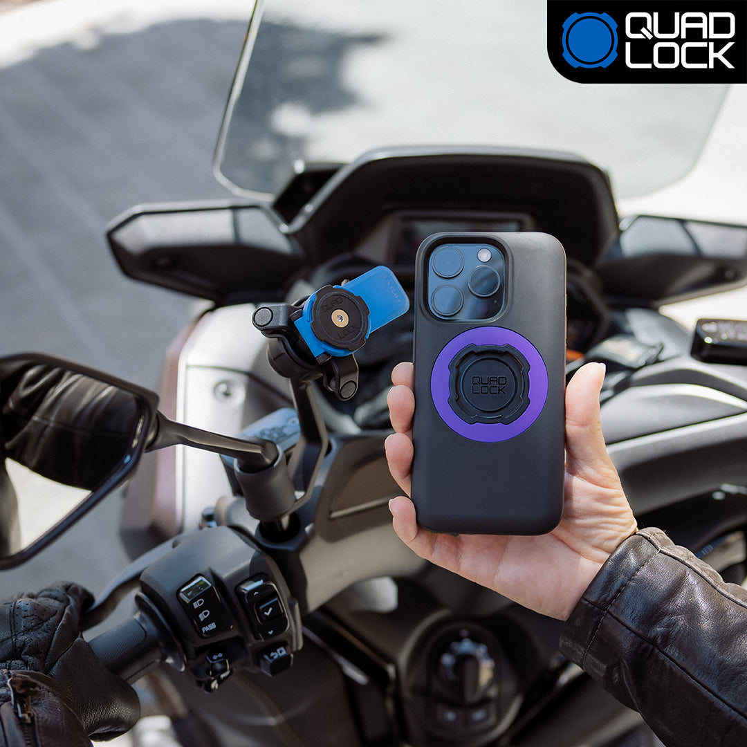 Universal Scooter Motorcycle Mirror Stem Mount - Adjustable Handlebar Clamp for Enhanced Safety - Perfect for Commuting, Touring & Off-Road Adventures