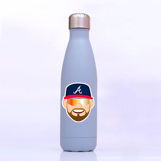 25 PCS American Baseball Stickers for Water Bottle, Laptop, Bicycle, Computer, Motorcycle, Travel Case, Car Decal - Perfect for Sports Fans, DIY Crafts, and Personalizing Accessories