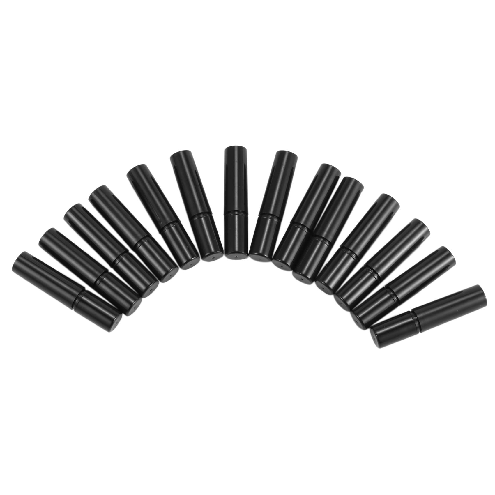 BYSL 200Pcs 2ml Black Plastic Perfume Sample Spray Bottles - Mini Travel Atomizer for Fragrance Testing, DIY Essential Oils & On-the-Go Perfume Refills