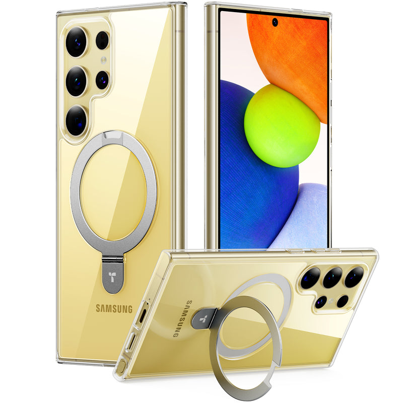Premium Diamond Stand for Samsung Galaxy S24 Ultra - Elegant Phone Holder for Desk, Office, and Home Decor
