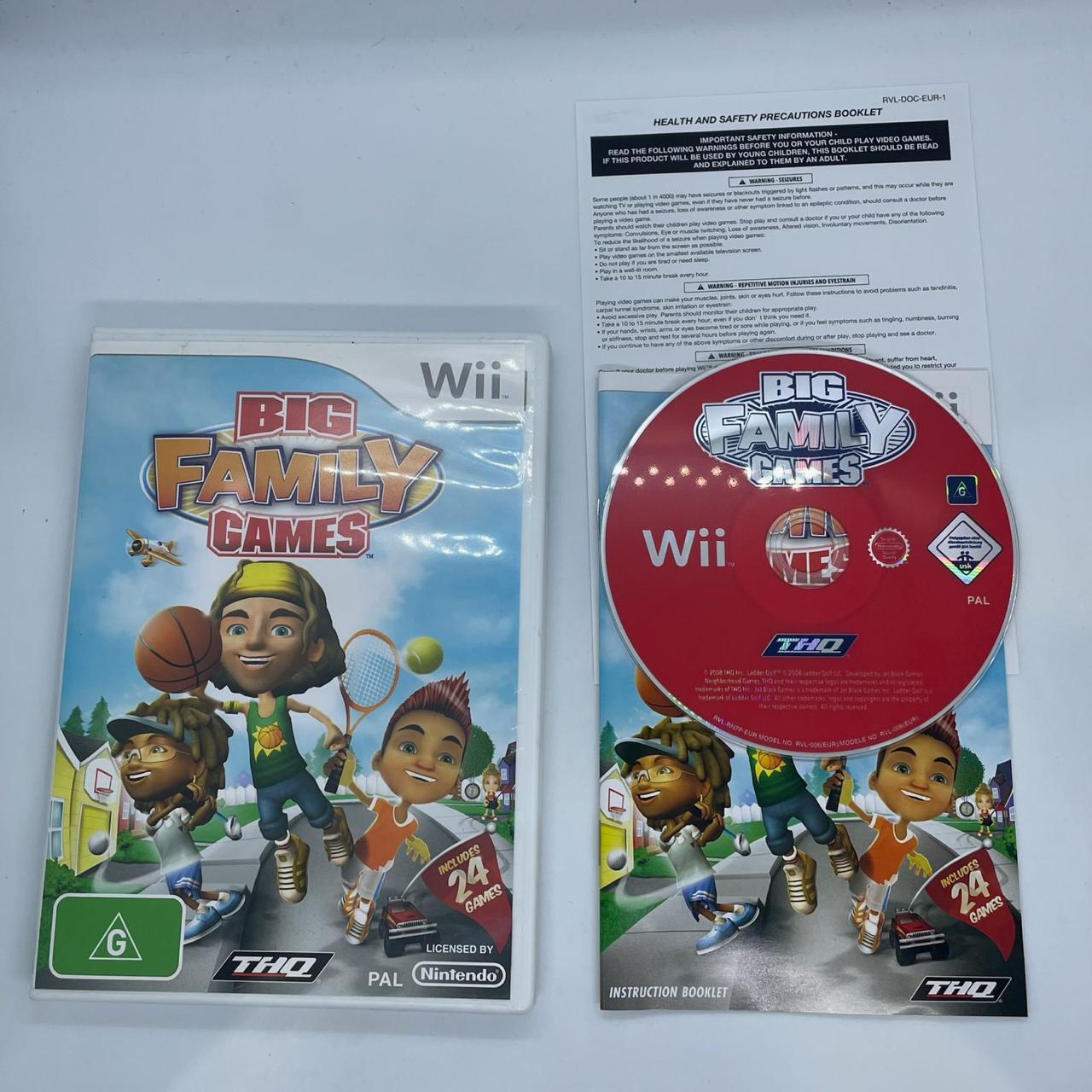 Nintendo Wii Family Games Bundle with Manual - PAL Version | Fun Multiplayer Entertainment for Kids & Adults