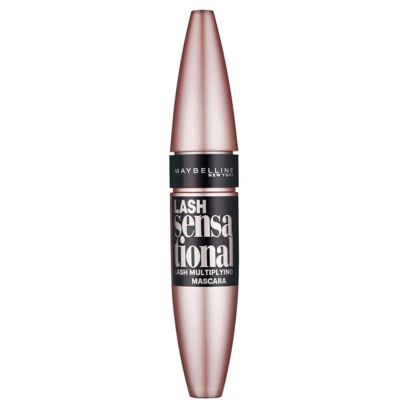 Maybelline Lash Sensational Volumizing & Thickening Mascara - Intense Black Waterproof Eyelash Enhancer for Dramatic Lashes | Perfect for Daytime Wear & Night Out Makeup