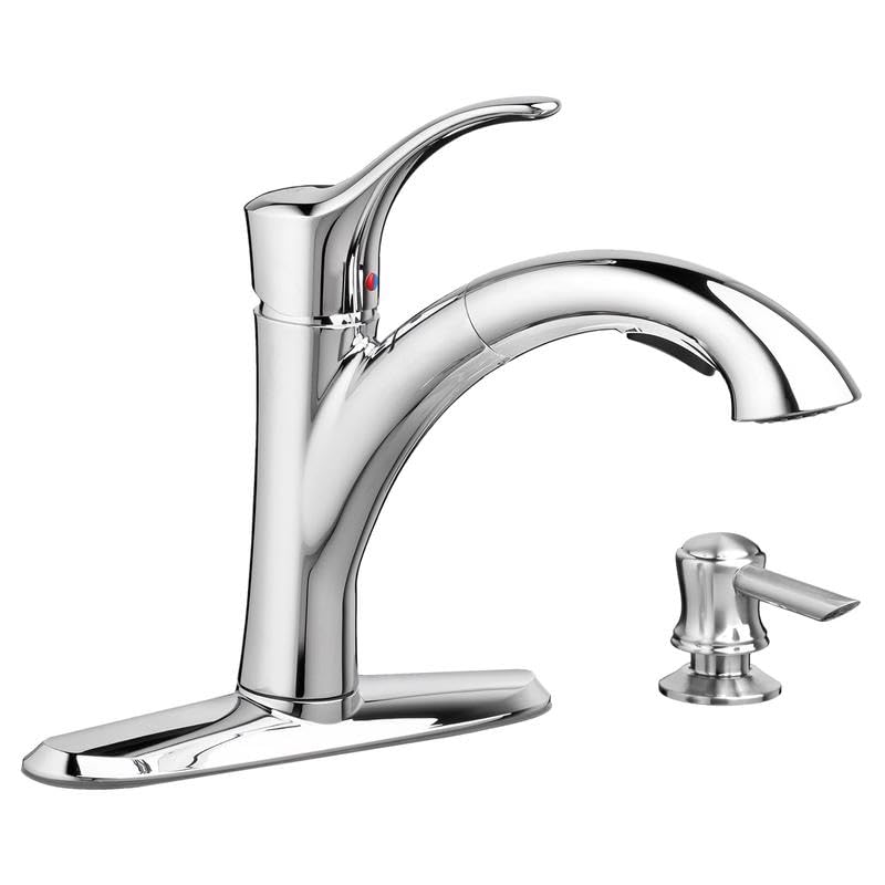 American Standard 9015.101.002 Premium Kitchen Faucet with Pull-Down Sprayer - High-Quality Stainless Steel Water Dispenser for Modern Homes - Perfect for Cooking, Washing Dishes & Filling Pots