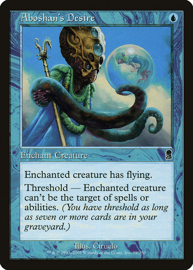 Aboshan's Desire [Odyssey] - Premium Fantasy Collectible Card Game for MTG Players | Perfect for Game Nights, Tournaments & Strategy Battles