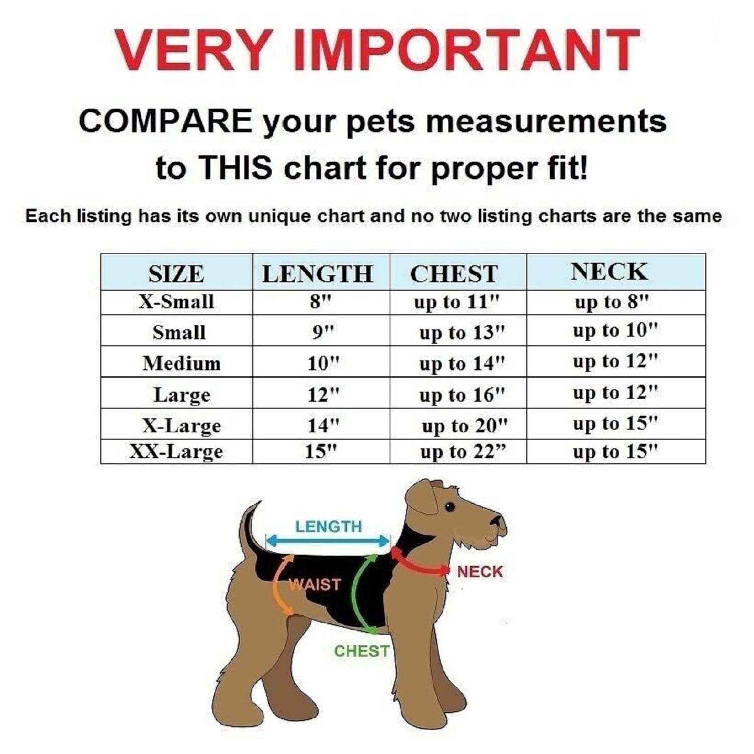 Waterproof Dog Raincoat for Small Dogs - XX-Large Size (15
