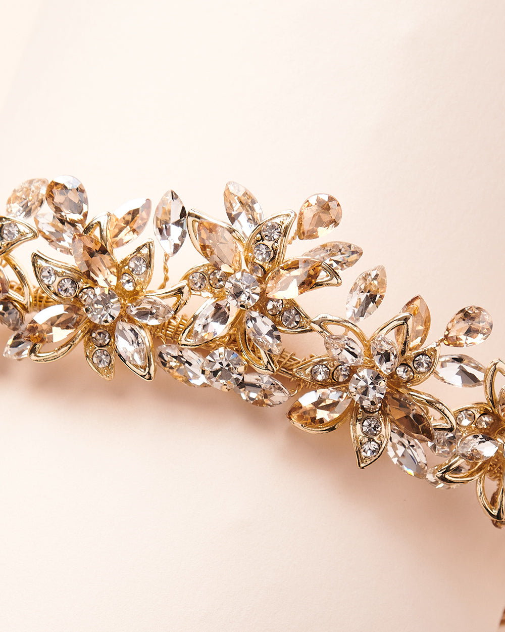 Elegant Natalia Wedding Tiara for Brides – Sparkling Crystal Bridal Crown for Weddings, Prom, and Special Occasions