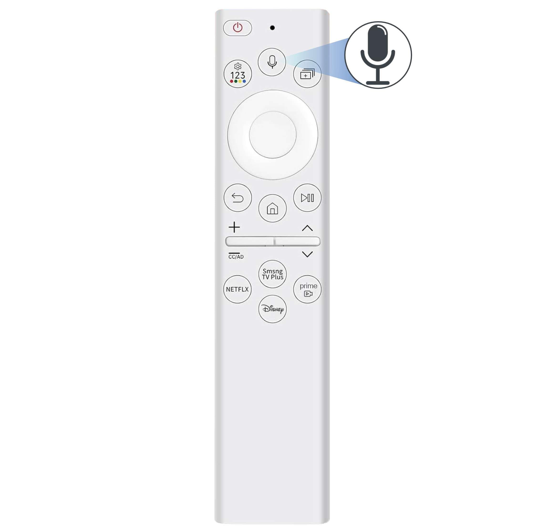Samsung Frame TV Remote Control 2018-2024 Model - Voice Command Smart TV Replacement Remote (No Solar Cell) | 2 Year Warranty | Perfect for Living Room & Home Theater Setup