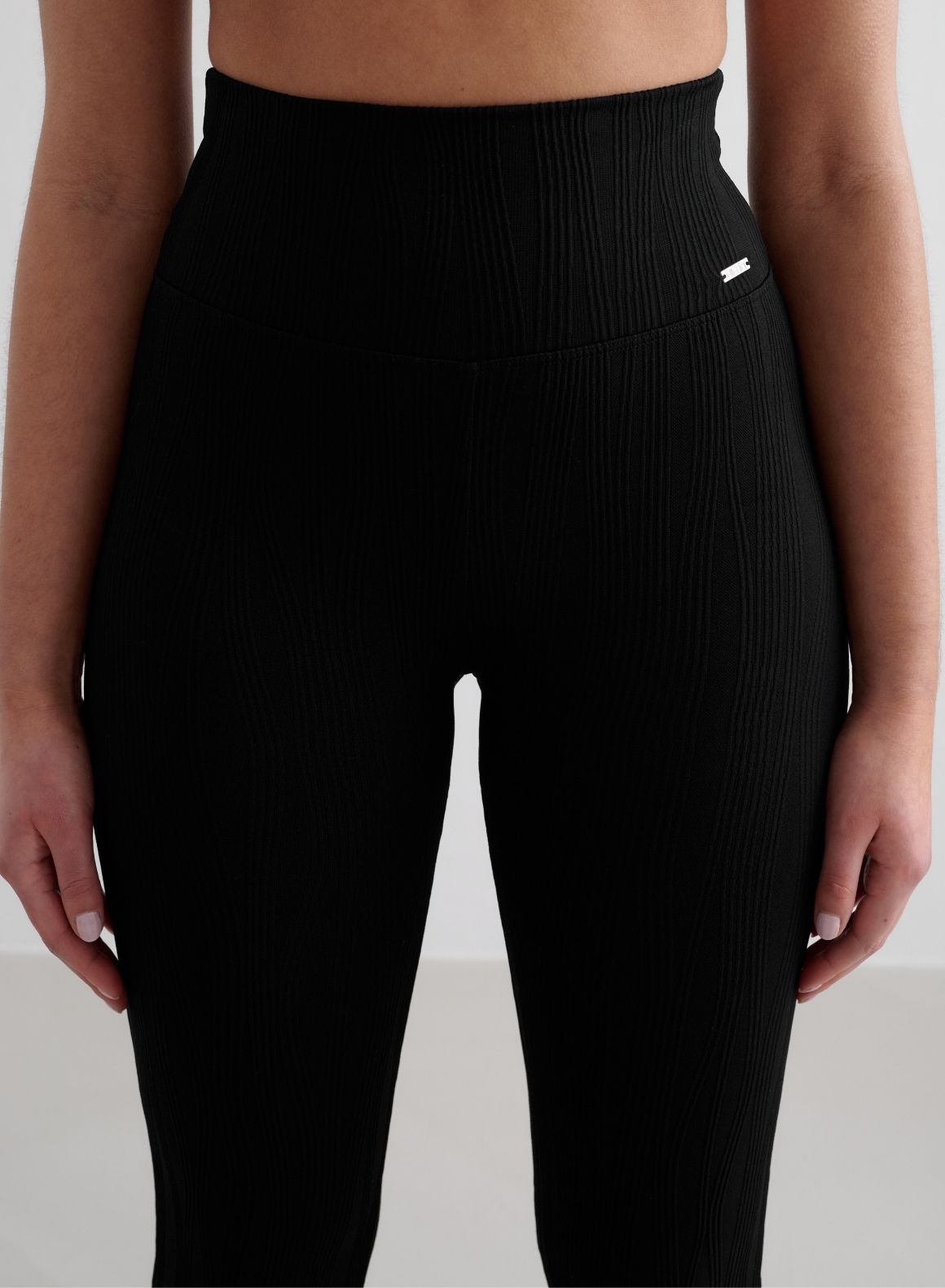 Black Tulip Flare Yoga Pants for Women - High Waisted Stretchy Workout Leggings for Running, Gym & Lounge - Plus Size Available
