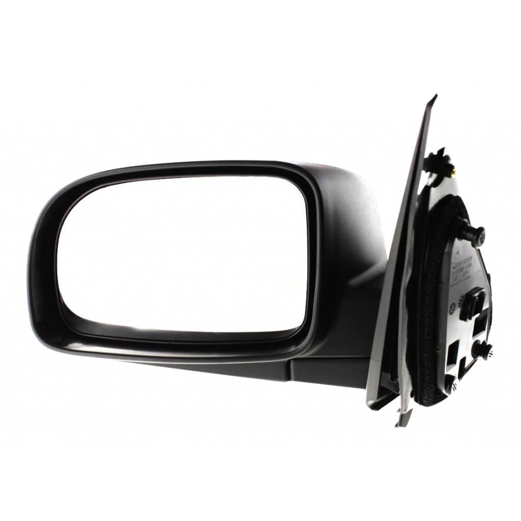 2007-2009 Hyundai Santa Fe Driver Side Power Manual Folding Door Mirror Replacement - Textured Black Non-Heated Compatible with 876100W110 & HY1320161 | Perfect for Parking in Tight Spaces & Daily Commuting