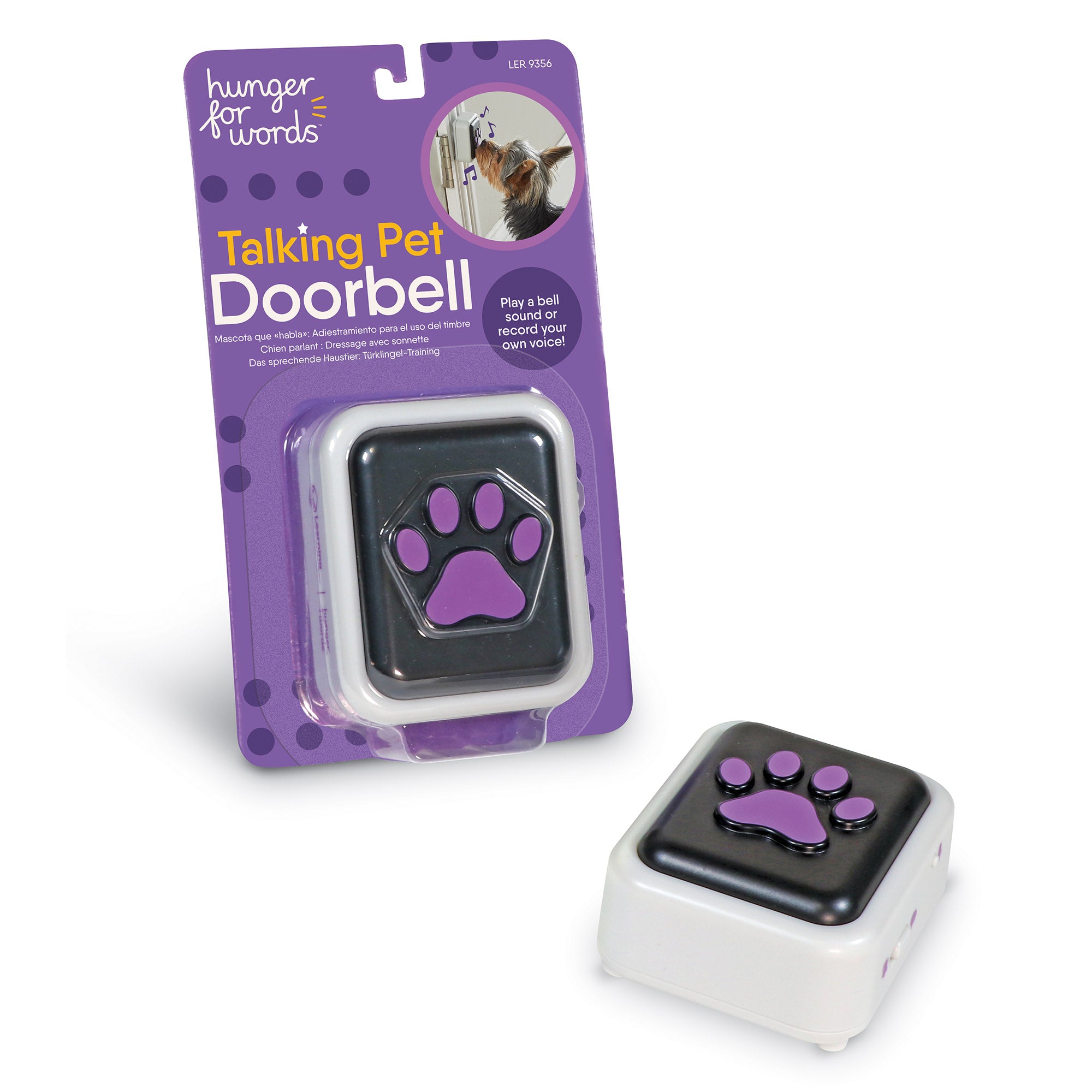 Hunger for Words Talking Pet Buttons - Dog Communication Buttons for Training, Talking & Commands - Learn to Talk with Your Dog - Perfect for Indoor & Outdoor Training Sessions