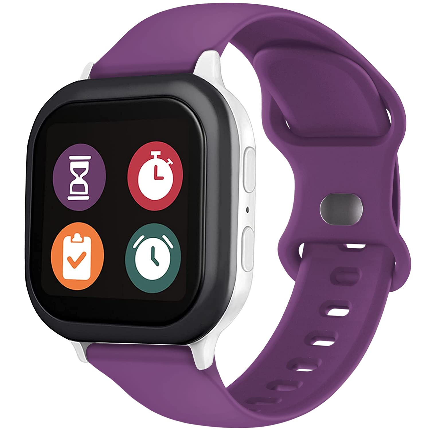 Mingmc 20MM Kids Watch Band - Compatible with Gizmo/Gabb/Syncup, Adjustable Waterproof Silicone Strap for Play & School