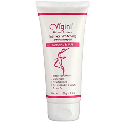 Vigini Intimate Brightening Cream for Women - 100ml pH Balanced Feminine Wash with Aloe Vera, Oak Gall, Tea Tree & Amla Extracts | Gentle Intimate Care for Daily Hygiene & Skin Lightening | Perfect for Post-Workout, Travel & Sensitive Skin Care