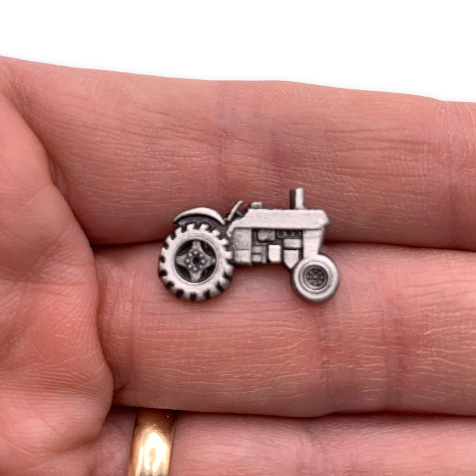Tractor Lapel Pin - Farm Truck Hat & Backpack Pin for Men Women - Farmer Accessories for Work & Outdoor
