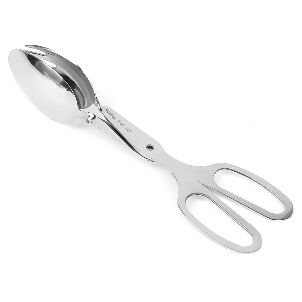 Premium Stainless Steel Kitchen Utensil Set - Spoon, Spatula, Tongs for Cooking, Baking & Grilling | Durable & Dishwasher Safe | Perfect for Home Chefs & BBQ Enthusiasts