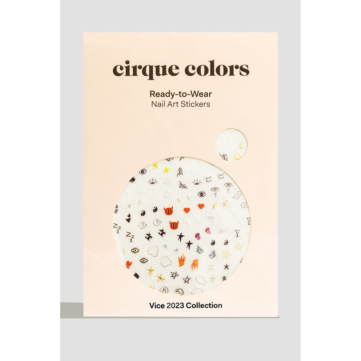 Cirque Colors Ready to Wear Nail Art Stickers - Vice 2023 Collection | Easy DIY Nail Designs for Parties, Weddings & Special Occasions