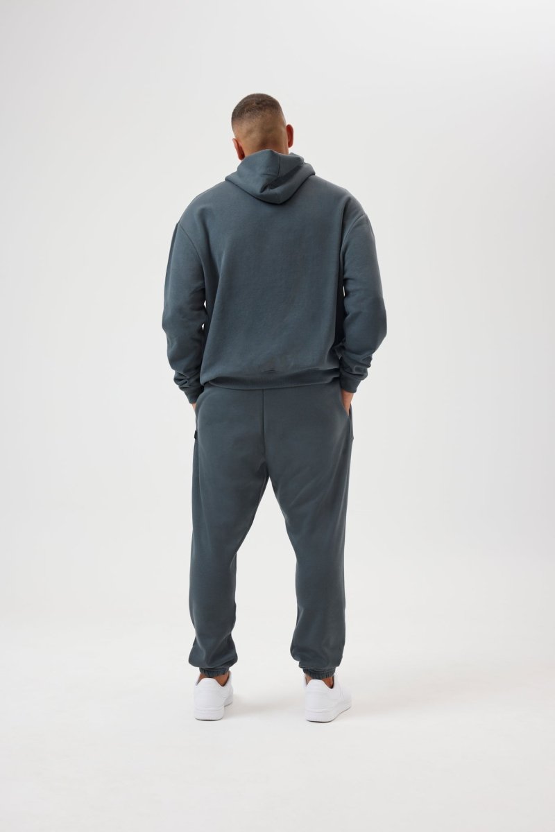 INSPORT Unisex Frankie Carbon Blue Hoodie - Comfortable & Stylish Pullover for Men & Women - Perfect for Gym, Running, Outdoor Activities & Casual Wear