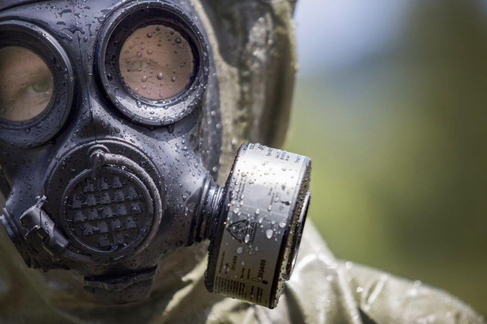 NBC 77 40mm Gas Mask Filter - Military Grade CBRN Protection for Emergency Preparedness, Survival Kits & Chemical Warfare Defense