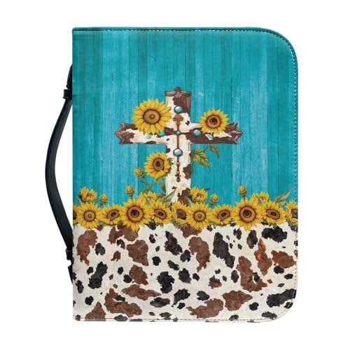 Cross Sunflower Cow