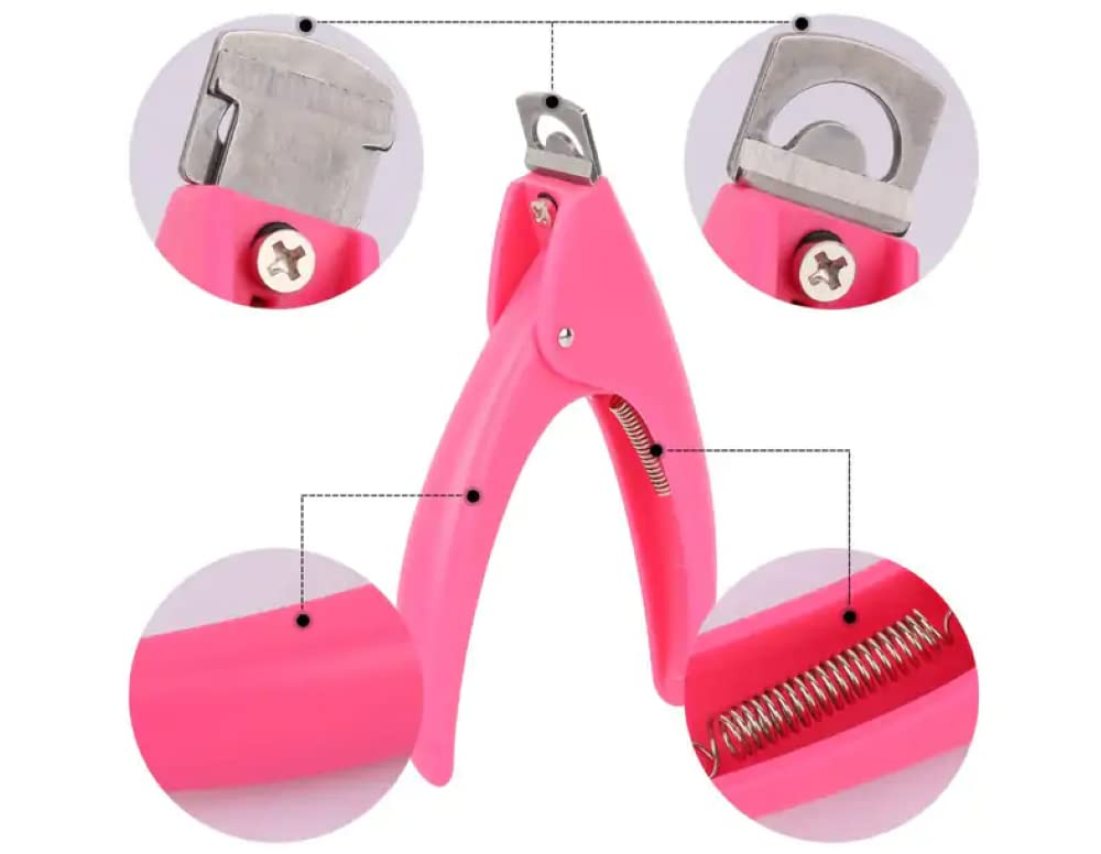 Feelhigh Professional Acrylic Nail Clipper Set - False Nails Tip Cutter & Nail Trimmer for Salon & Home Manicure | Perfect for Acrylic, Gel & Fake Nails