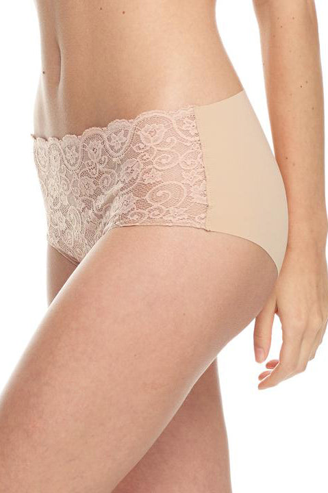 Commando Double Take Bikini Briefs for Women - Seamless Underwear in Ivory, Nude & Black | Perfect for Everyday Wear, Yoga & Lounge