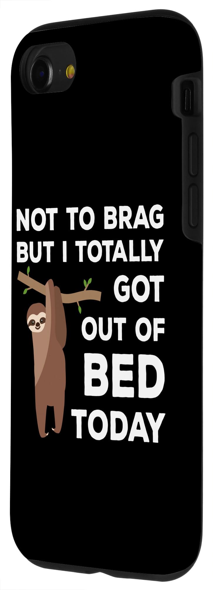 iPhone SE (2020)/7/8 Funny Sloth Lazy Case - Cute Protective Phone Cover for Apple iPhone SE 2nd Gen, iPhone 7 & 8 - Perfect for Relaxing at Home, Office or Travel