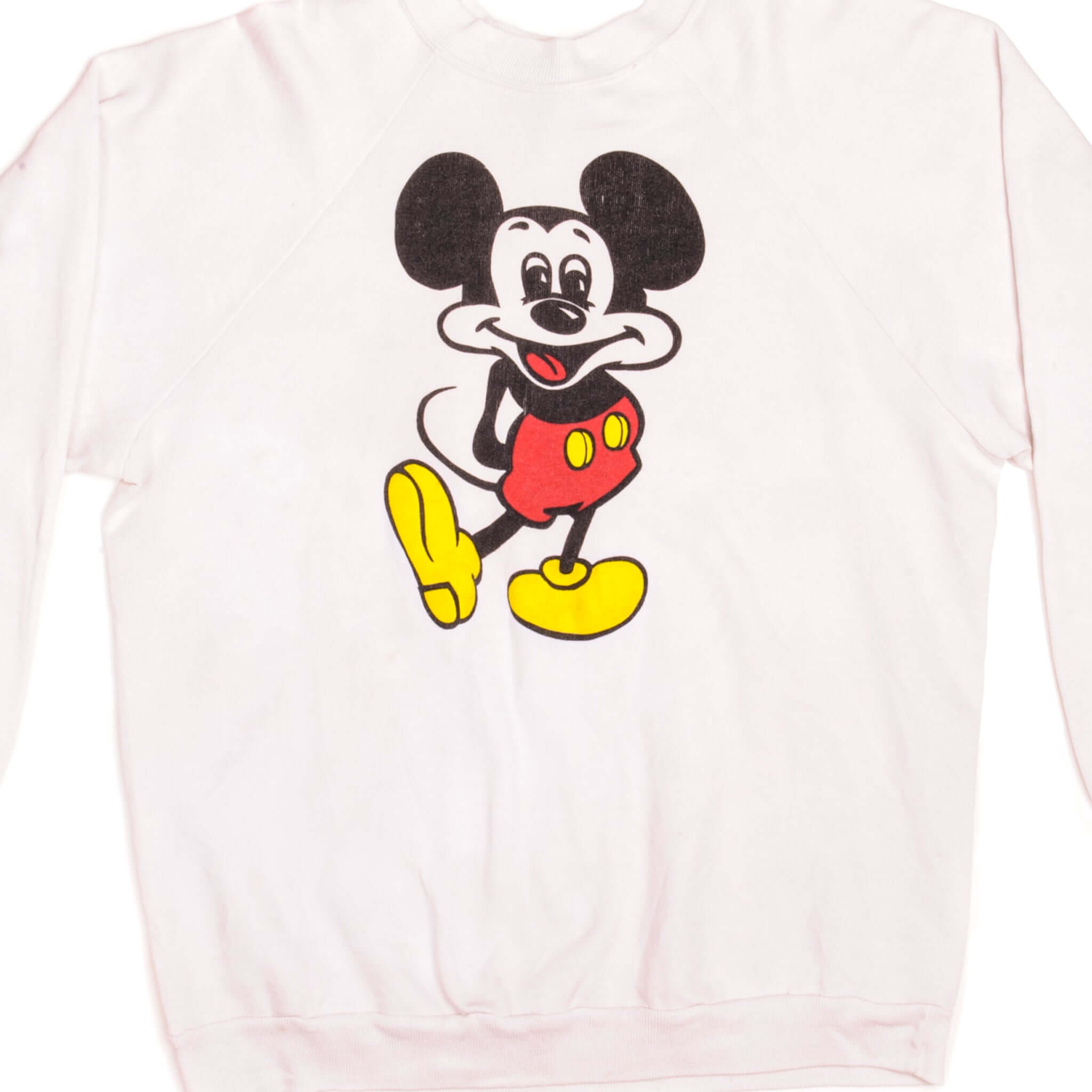 Vintage Disney Mickey Mouse Sweatshirt 1980s Retro XL Size Unisex Made in USA - Perfect for Casual Wear, Disney Fans & Collectors