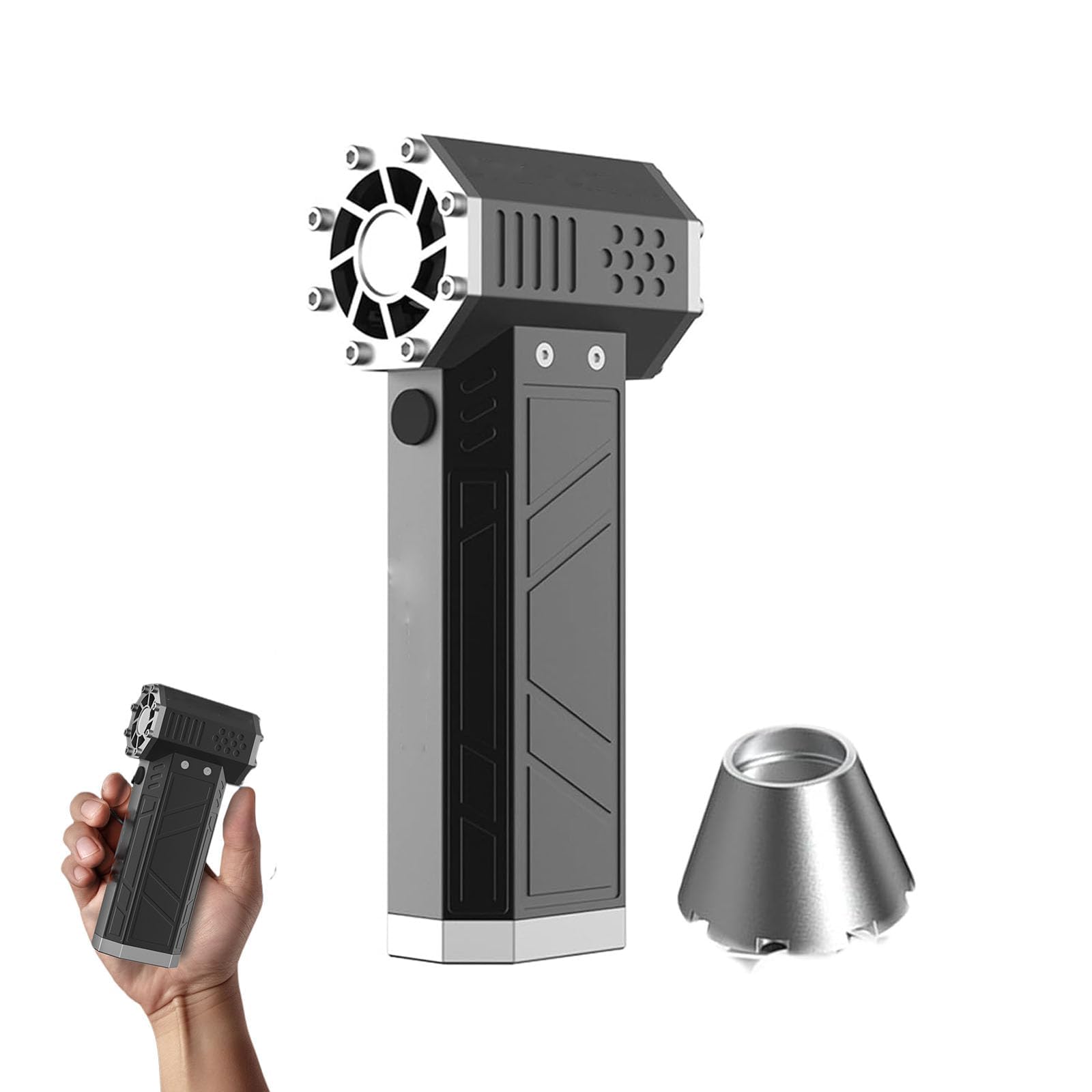 Super Jet Fan v.2 - 150,000 RPM Mini Air Blower | Powerful Handheld Portable Jet Blower for Car Drying & Cleaning | Ideal for Auto Detailing, Electronics Dusting & Quick Drying Surfaces