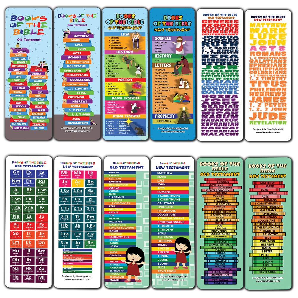 Bible Bookmarks for Kids - 30-Pack Scripture Bookmarks for Children's Bible Study, Sunday School & Church Supplies | Perfect Stocking Stuffers, Classroom Incentives & Christian Gifts for Boys & Girls