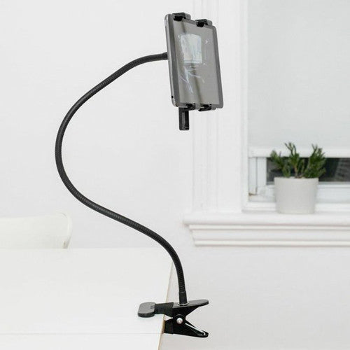 Adjustable Tablet Stand Holder - Flexible & Sturdy Phone Mount for Desk, Bed, Kitchen - Perfect for Watching Videos, Reading, and Video Calls