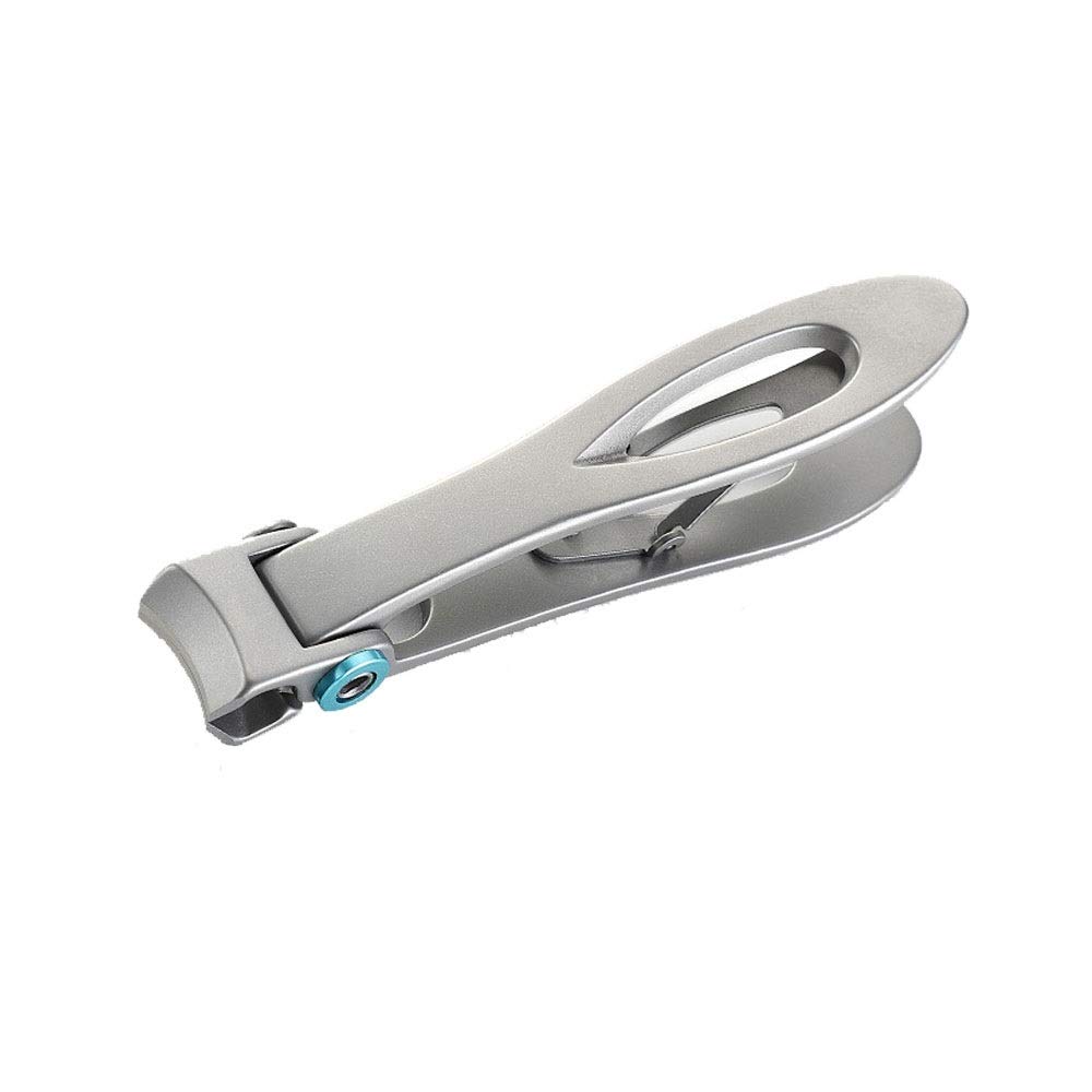 Premium QYTECzjd Toe Nail Clippers for Adults - Stainless Steel & Aluminum Alloy Silver Nail Scissors (92x20x21mm) - Perfect for Pedicures, Travel & Home Grooming Kits