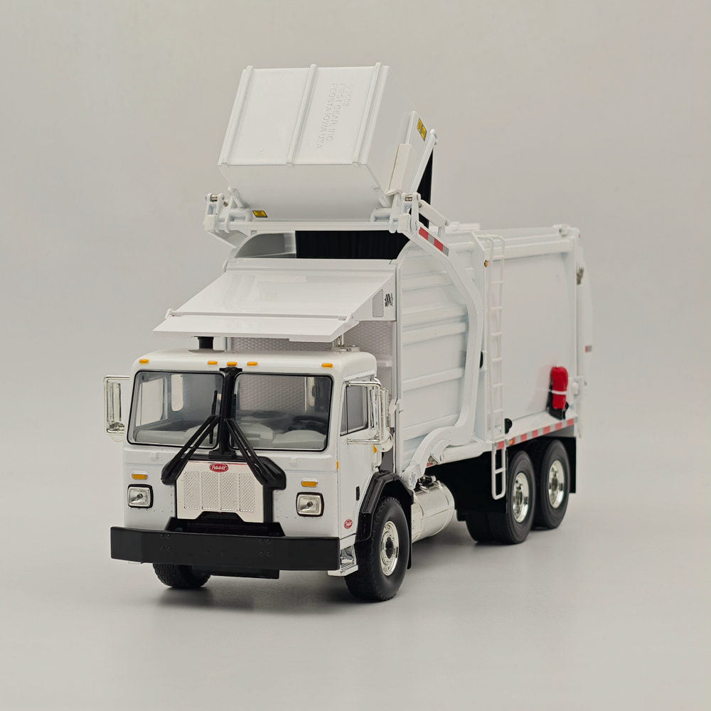 1/34 Scale FIRST GEAR Peterbilt 520 with Wittke Front End Load Refuse Truck Diecast Metal Replica Model - Collectible Toy for Truck Enthusiasts & Display Scenes