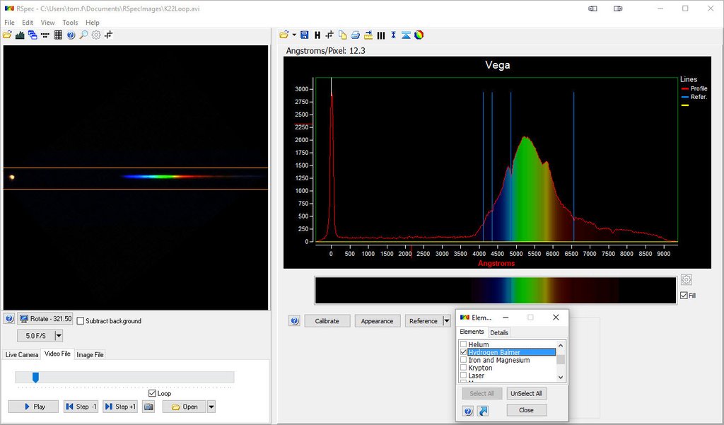 RSPEC Astronomical Spectroscopy Software for Astrophotography - Analyze Stellar Spectra & Deep Space Objects | Perfect for Amateur Astronomers & Research Labs