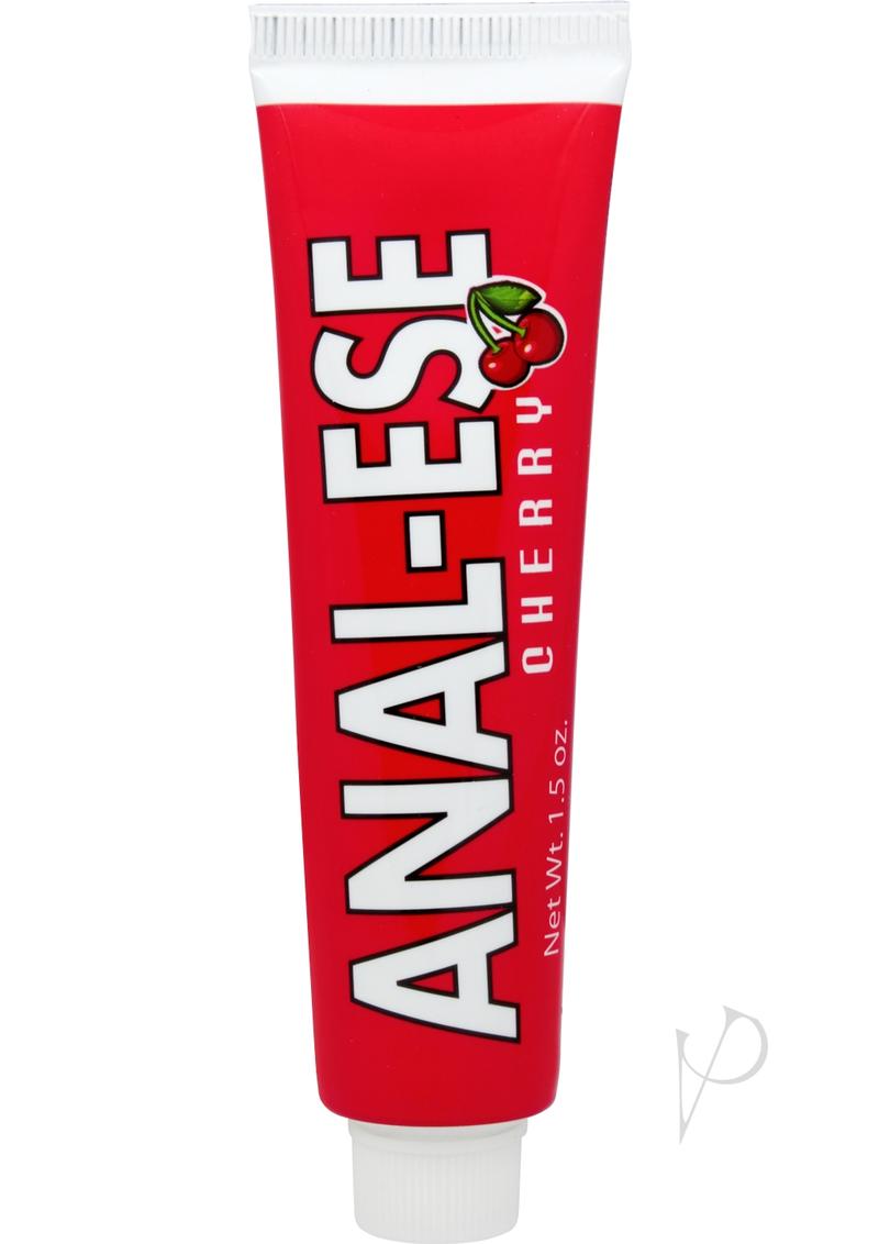 Desensitizing Anal Cream 1.5oz - Cherry Flavored Anal Relaxant for Comfortable Intimacy & Play - Perfect for Sensitive Skin & Enhanced Pleasure