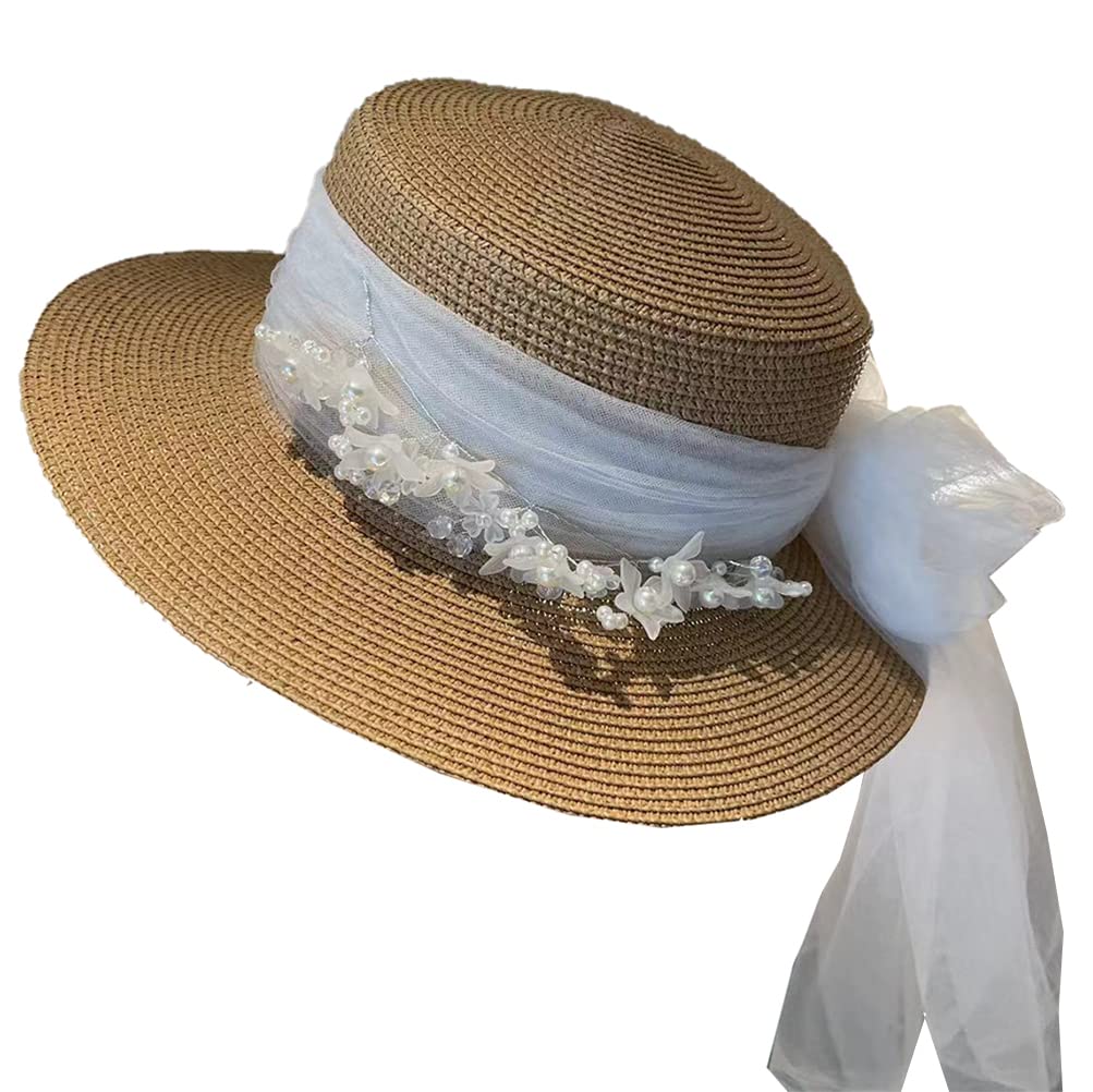 Stylish UV Protection Straw Beach Sun Hats for Women & Men - Summer Fedora & Boater Hats for Outdoor Activities, Vacations & Sun Safety