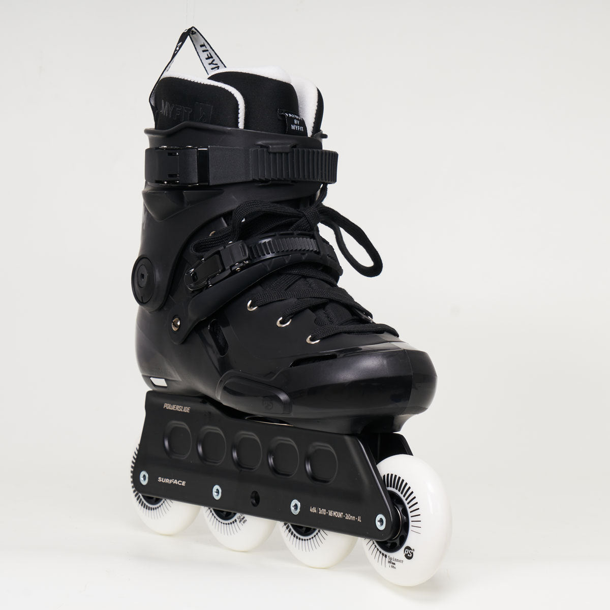 Powerslide Storm 80 Unisex Inline Skates - Black | Best for Outdoor Skating, Fitness & Urban Commuting