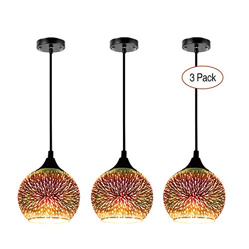 Celestial Starry Sky Hanging Glass Chandelier - Elegant Ceiling Light Fixture for Bedroom, Dining Room & Living Room Decoration - Perfect for Home, Wedding & Romantic Ambiance Lighting